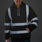 Men's Fleece Lined Reflective Outdoor Hoodie
