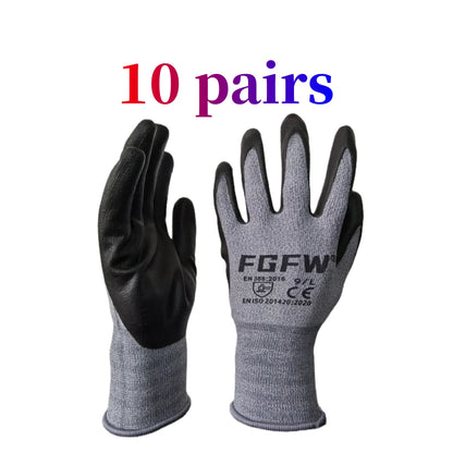 Nitrile Coated Work Gloves