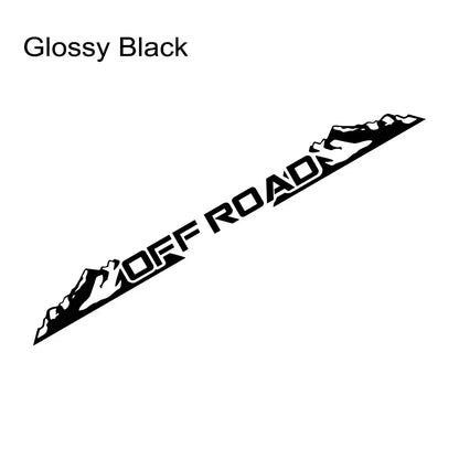 Vehicle Mountain 4x4 Off Road External Sticker