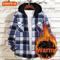Thickened Flannel Plaid Hoodie