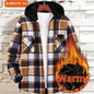 Thickened Flannel Plaid Hoodie