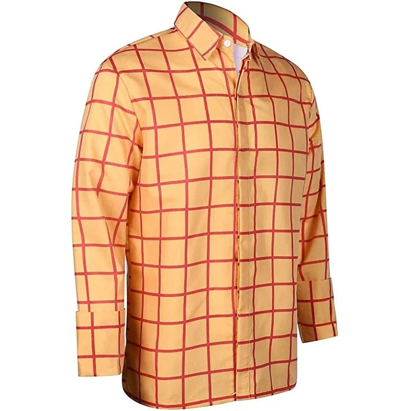 men's long sleeve plaid shirt