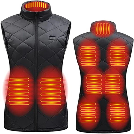 Women 9-zone dual switch Heating Vest