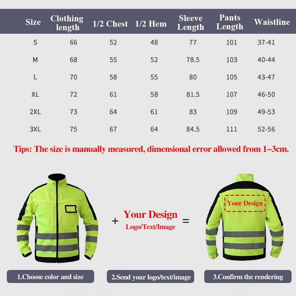 High Vis Working Winter Safety Jacket