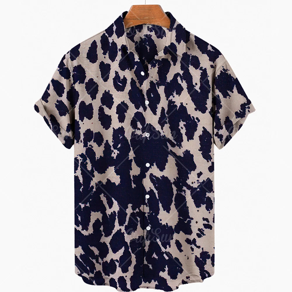 Fashion Trend 3d Leopard Print Shirts