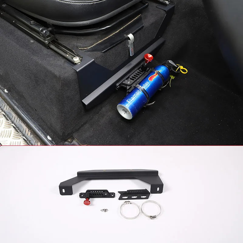 Car Seat Umbrella Storage / Fire Extinguisher Bracket For Land Rover