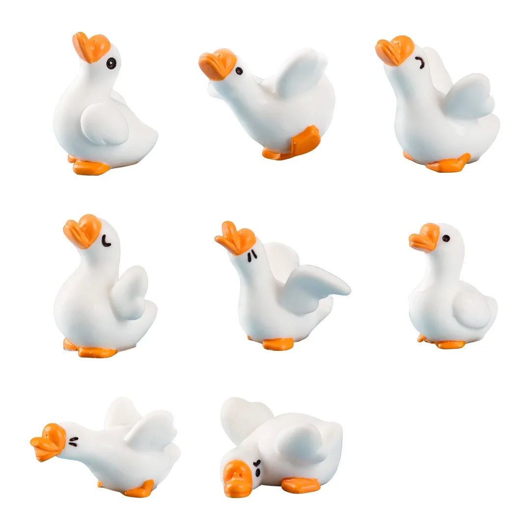 6-Pack  Quakers Resin Duck Figurines