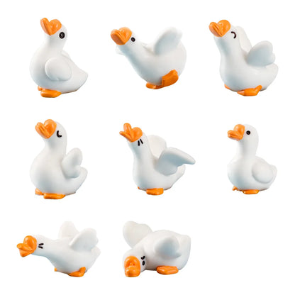 6-Pack  Quakers Resin Duck Figurines