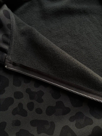 Retro Leopard Print Hooded