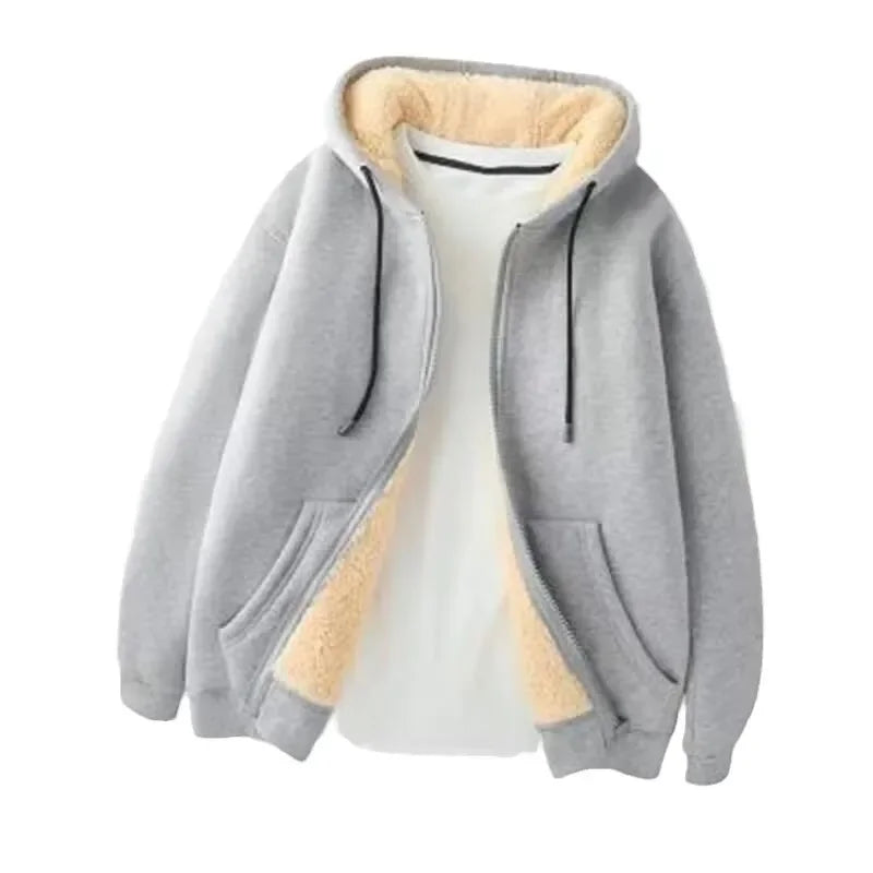 Men's Heavyweight Fleece Lined Hooded Jacket