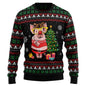 Cute Pig Graphic Christmas Sweater