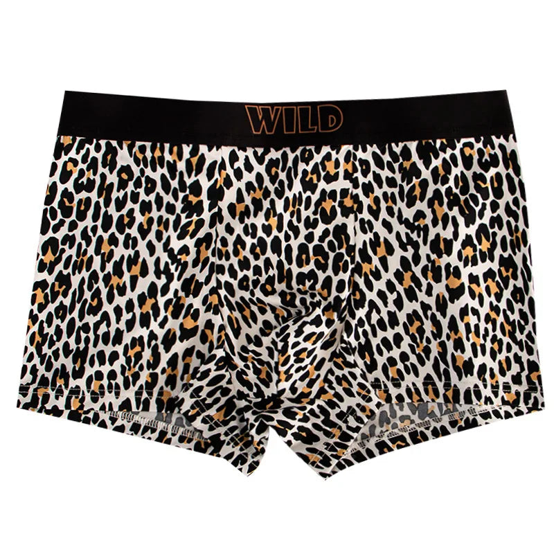 New Leopard Print 1pcs/3pcs Men's Boxers