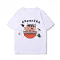 Japanese Style Funny Pig Cartoon Short Sleeve T-shirt