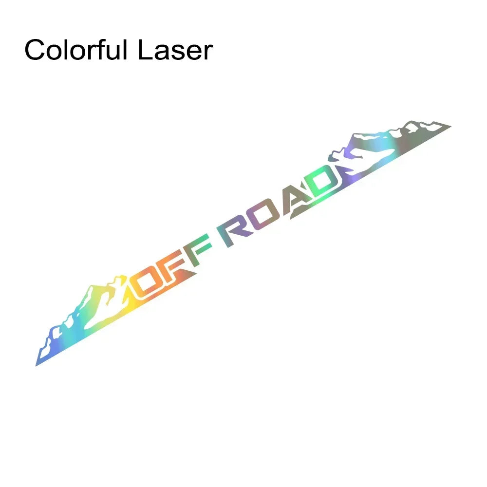 Vehicle Mountain 4x4 Off Road External Sticker