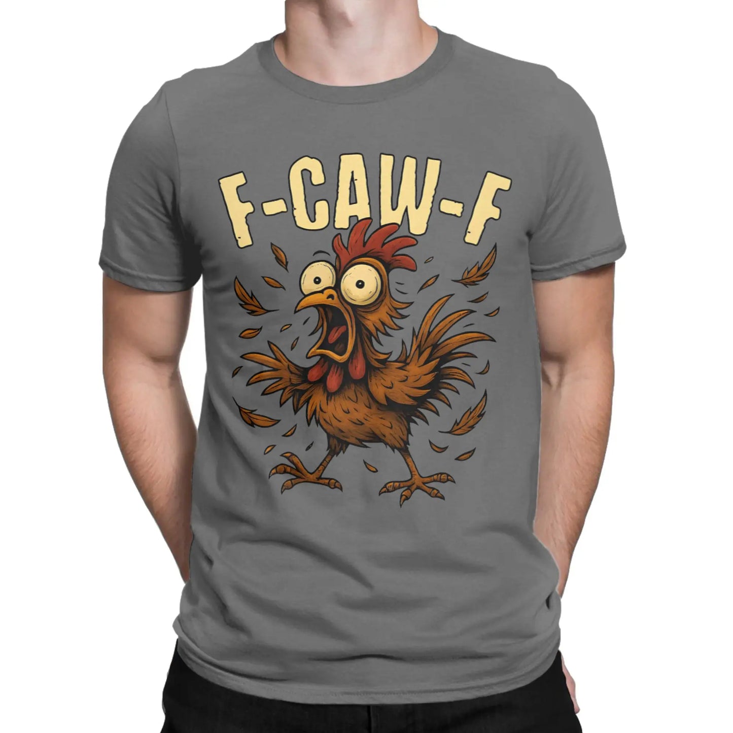 F Caw F Chicken Printed T Shirt
