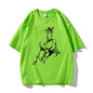 Running Horse Pattern Printed T-shirt