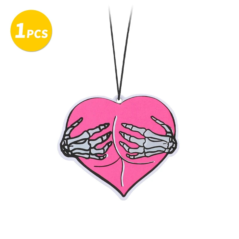 Creative Ghost Heart Pattern Car Air Freshener