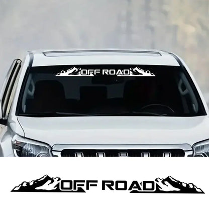 Vehicle Mountain 4x4 Off Road External Sticker