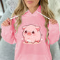 Women/Men Cartoon Pig Hoodie