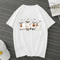 Cows Halloween Print Women's T-Shirt