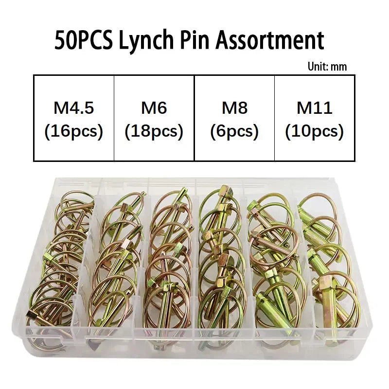 50Pcs Lynch Locking Pins