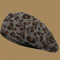 Leopard Print Retro Beret