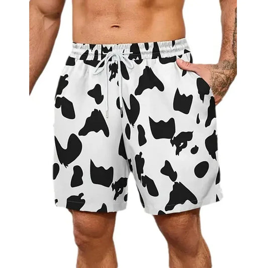 Animal Print Men's Beach Shorts