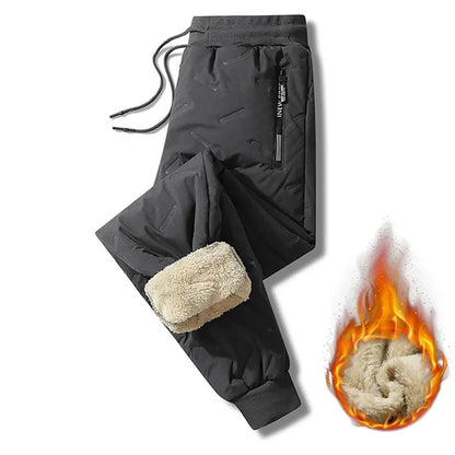Plush Thick Fleece Sweatpants Lambs wool