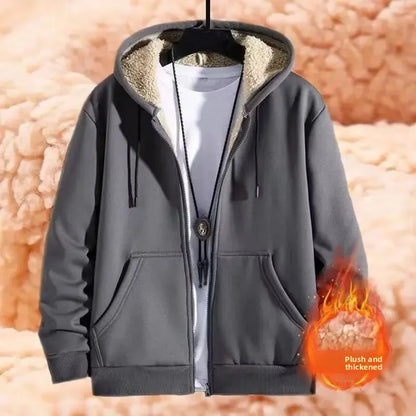 Men's Heavyweight Fleece Lined Hooded Jacket