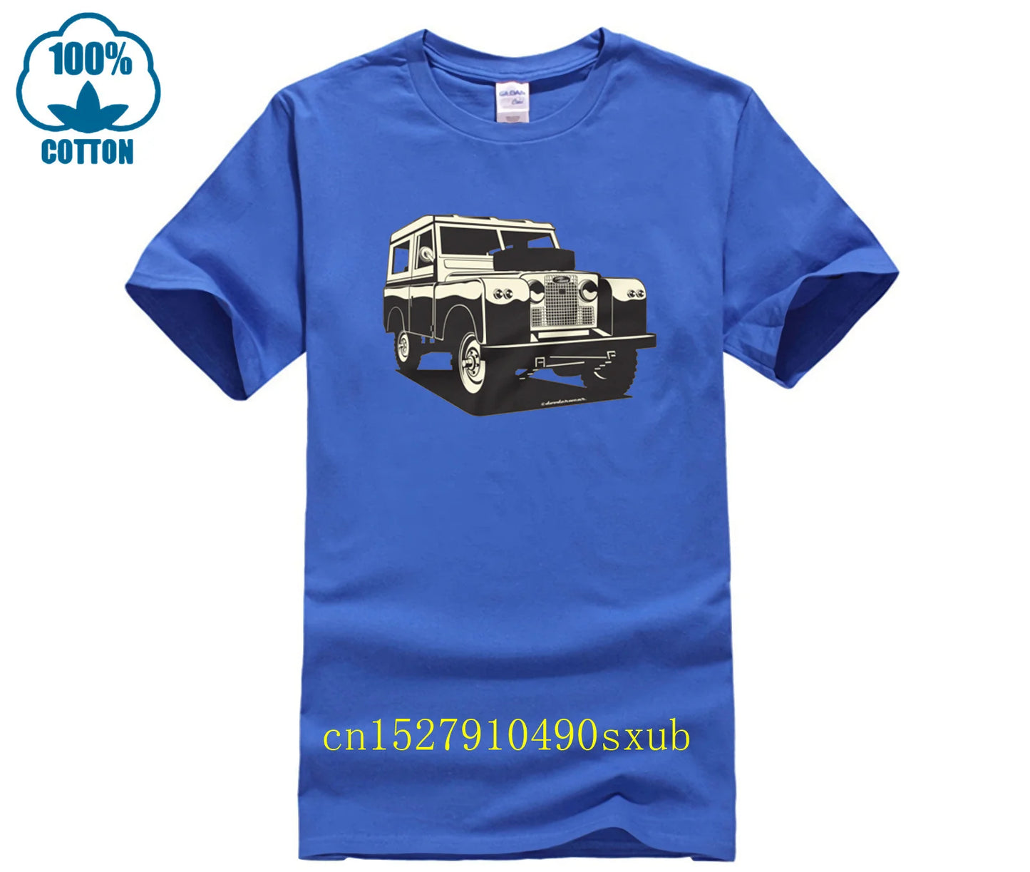 Classic Land Rover 4X4 Print Design T-Shirt