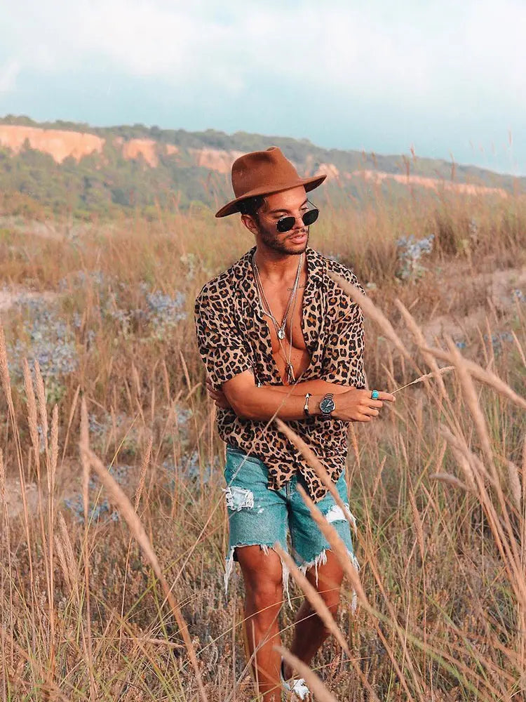 Fashion Trend 3d Leopard Print Shirts