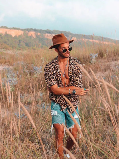 Fashion Trend 3d Leopard Print Shirts