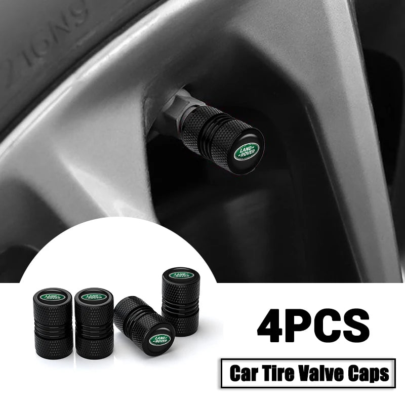 5Pcs Tire Valve Caps Stem Cap Accessories For Land Rover