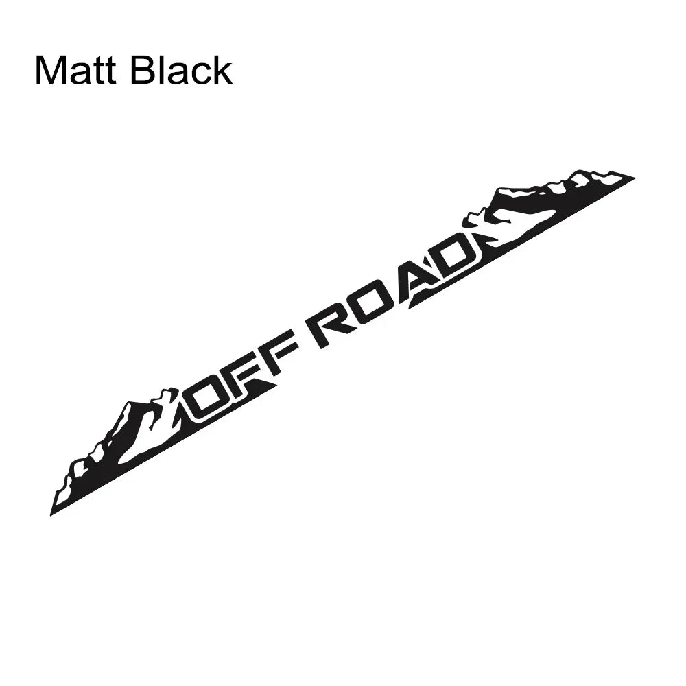 Vehicle Mountain 4x4 Off Road External Sticker