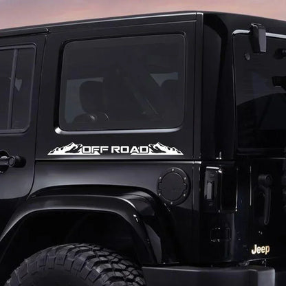 Vehicle Mountain 4x4 Off Road External Sticker