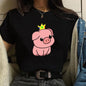 Lil King Pig Printed T-Shirt