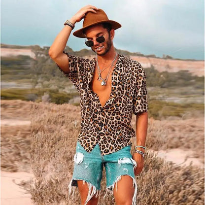 Fashion Trend 3d Leopard Print Shirts