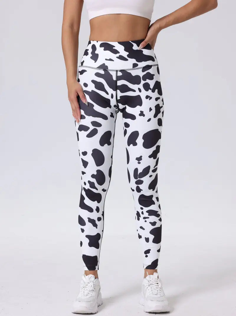 Cow Print Leggings
