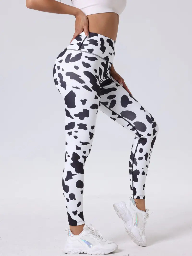 Cow Print Leggings
