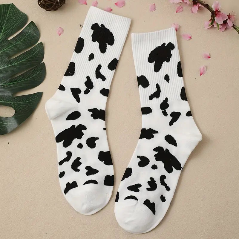 Cow Printed Socks