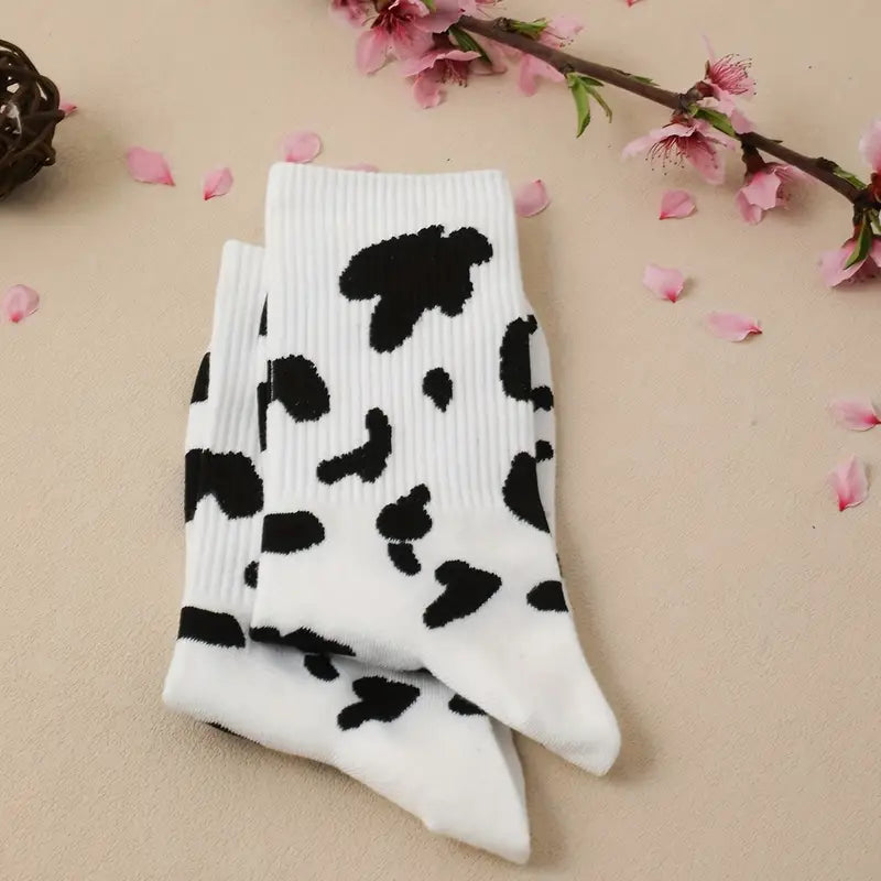 Cow Printed Socks