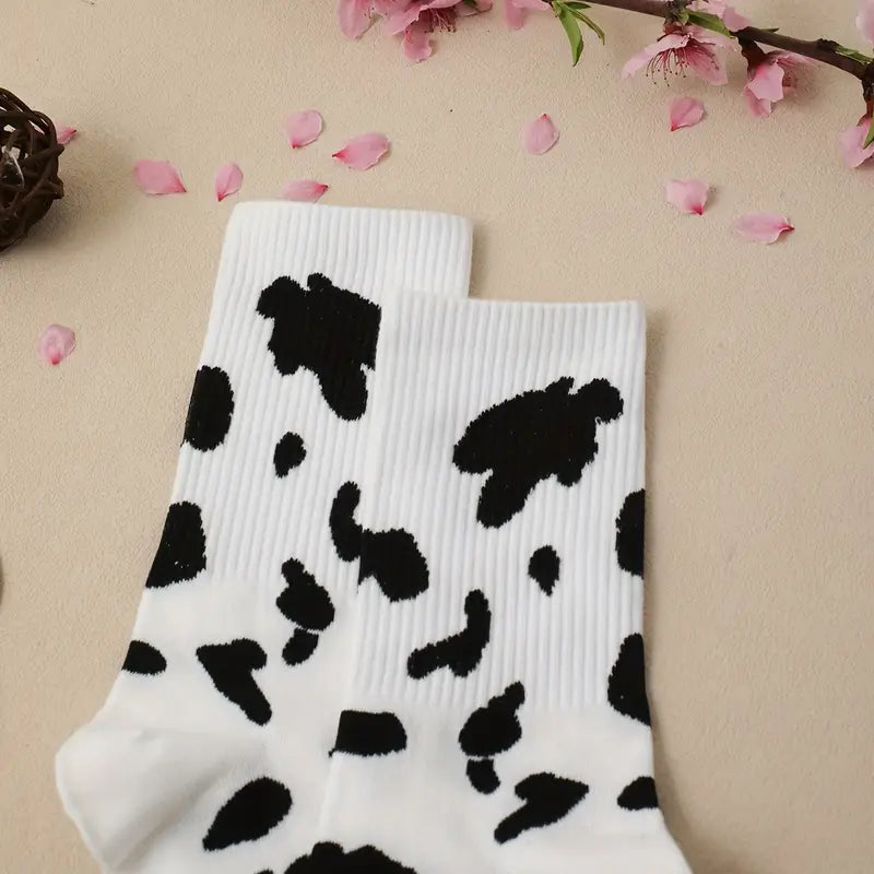 Cow Printed Socks