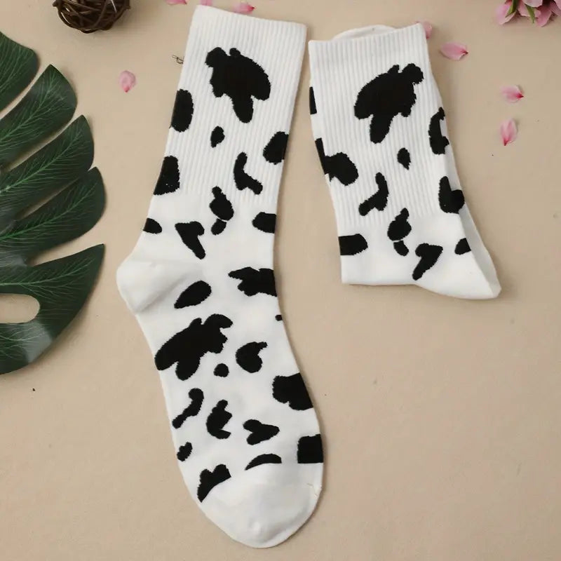 Cow Printed Socks