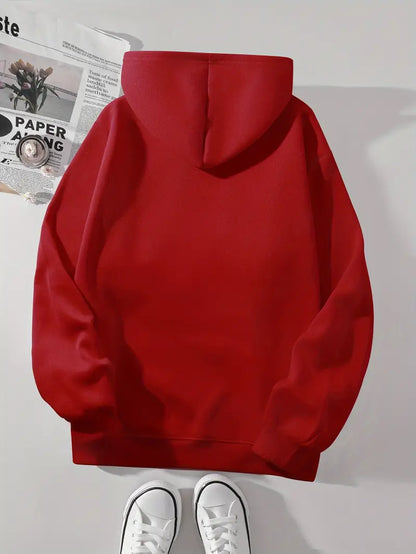 Casual Pig Print Hoodie