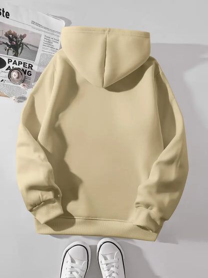 Casual Pig Print Hoodie